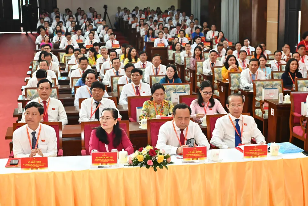 Đại biểu dự Đại hội Đảng bộ các cơ quan Đảng TPHCM. Ảnh: VIỆT DŨNG 80.jpg