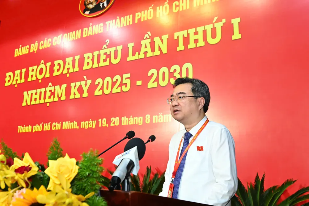 Đồng chí Nguyễn Thanh Nghị phát biểu chỉ đạo. Ảnh: VIỆT DŨNG 85.jpg