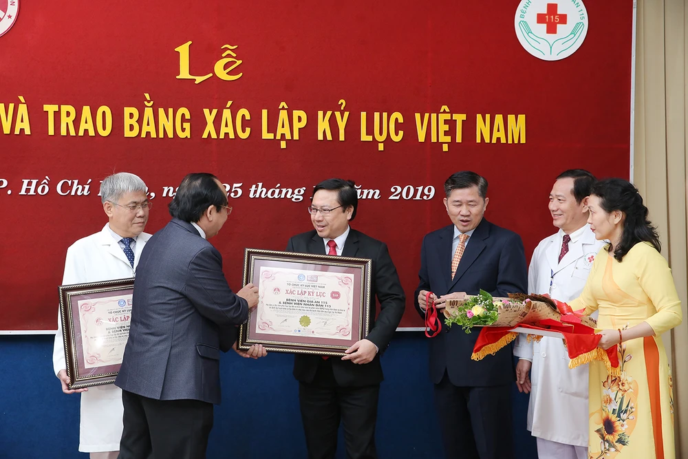 Bệnh viện Gia An 115 được xác lập Kỷ lục Việt Nam trong chẩn đoán và điều trị đột quỵ ảnh 1 Bệnh viện Gia An 115 được xác lập Kỷ lục Việt Nam trong chẩn đoán và điều trị đột quỵ ảnh 1