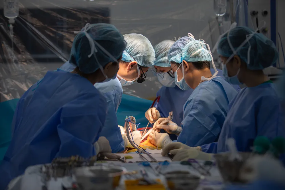 Bác sĩ thực hiện ghép gan cho người bệnh
