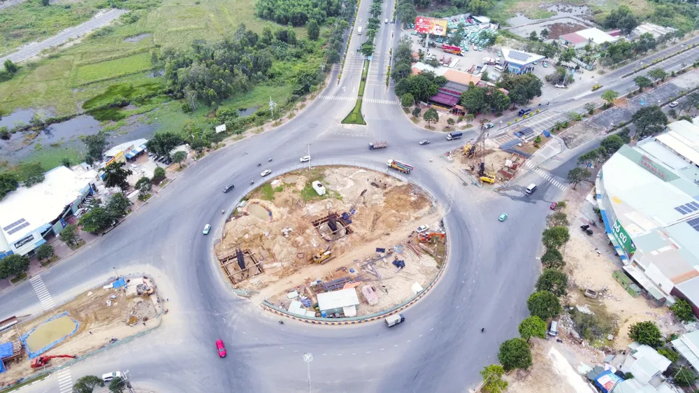 Công trình thi công tại nút giao 51B, 51C