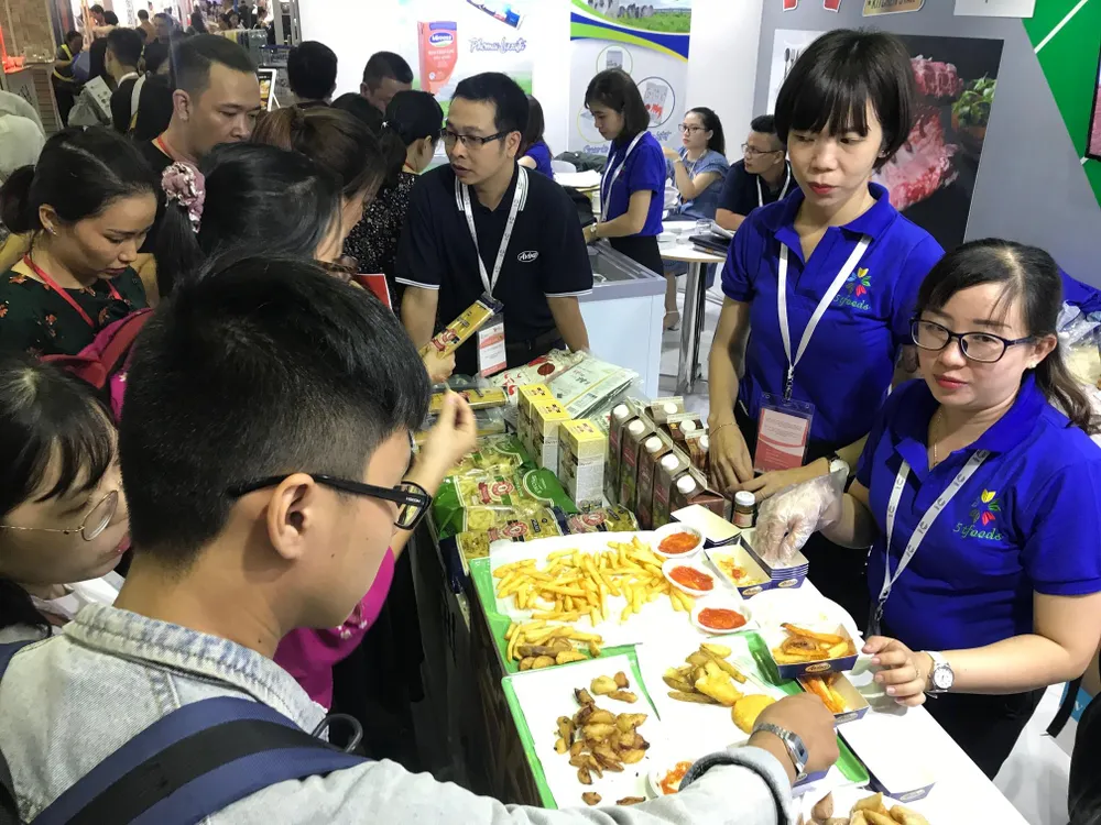 Nhiều sản phẩm nông nghiệp nước ngoài xuất hiện tại hội chợ thực phẩm ảnh 3 Nhiều sản phẩm nông nghiệp nước ngoài xuất hiện tại hội chợ thực phẩm ảnh 3