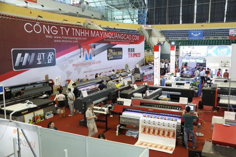 Hơn 180 gian hàng trưng bày Triển lãm Quốc tế Thiết bị và Công nghệ Quảng cáo ảnh 1