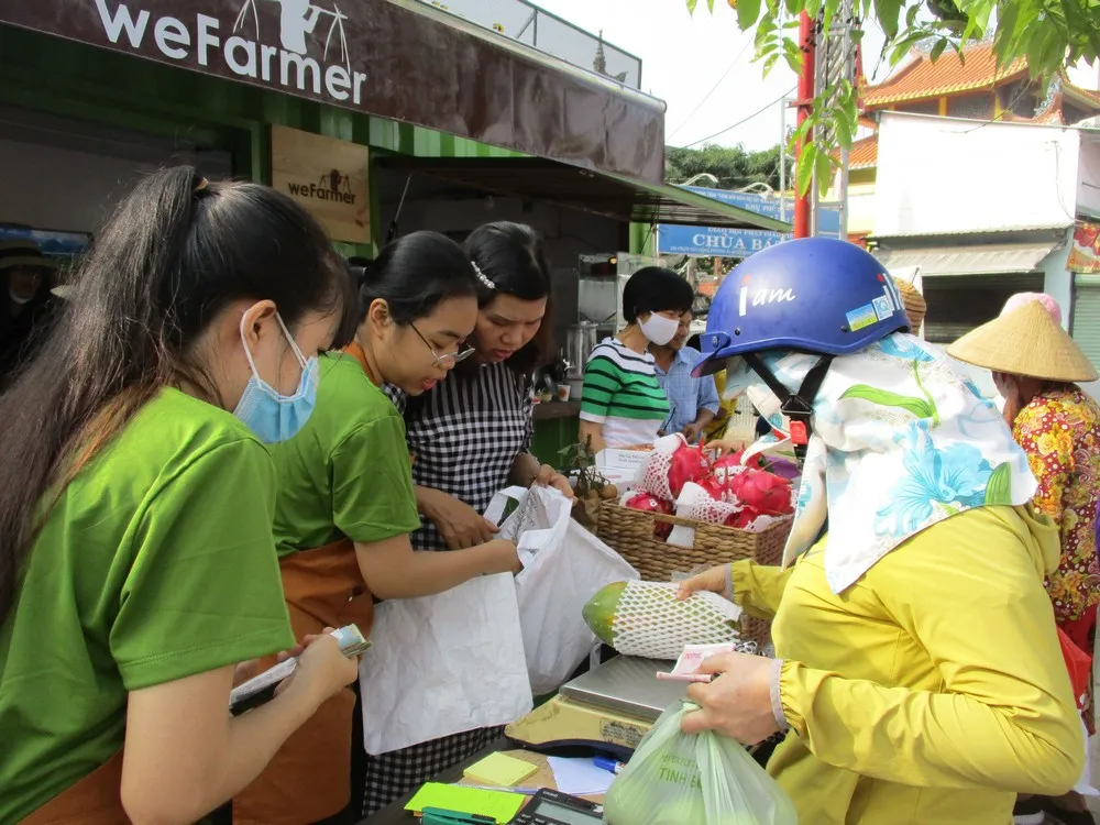 Khai trương siêu thị nông sản thiết kế từ container ảnh 1 Khai trương siêu thị nông sản thiết kế từ container ảnh 1