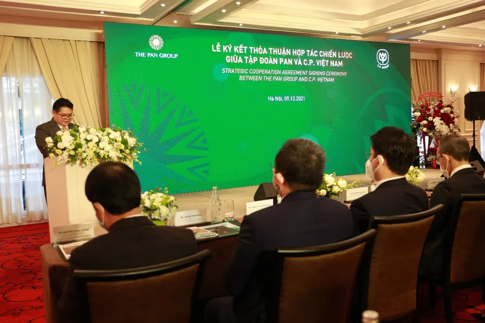 Lễ ký kết thỏa thuận hợp tác chiến lược giữa tập đoàn PAN và C.P. Việt Nam ảnh 2 Lễ ký kết thỏa thuận hợp tác chiến lược giữa tập đoàn PAN và C.P. Việt Nam ảnh 2