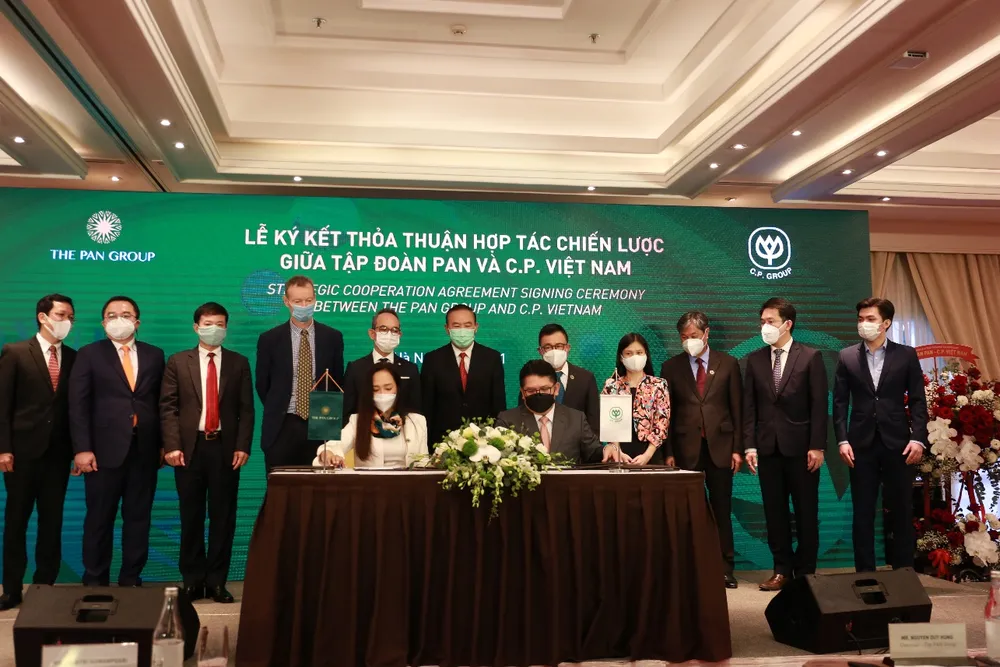Lễ ký kết thỏa thuận hợp tác chiến lược giữa tập đoàn PAN và C.P. Việt Nam ảnh 3 Lễ ký kết thỏa thuận hợp tác chiến lược giữa tập đoàn PAN và C.P. Việt Nam ảnh 3