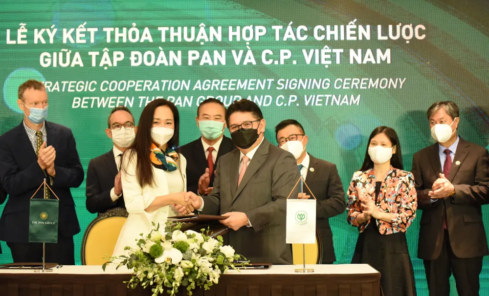 Lễ ký kết thỏa thuận hợp tác chiến lược giữa tập đoàn PAN và C.P. Việt Nam ảnh 4 Lễ ký kết thỏa thuận hợp tác chiến lược giữa tập đoàn PAN và C.P. Việt Nam ảnh 4