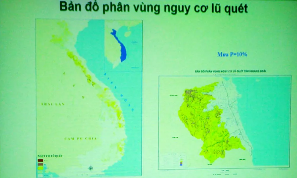 Chuyển giao bản đồ nguy cơ lũ quét cho 19 tỉnh, thành miền Trung và Tây Nguyên ảnh 2