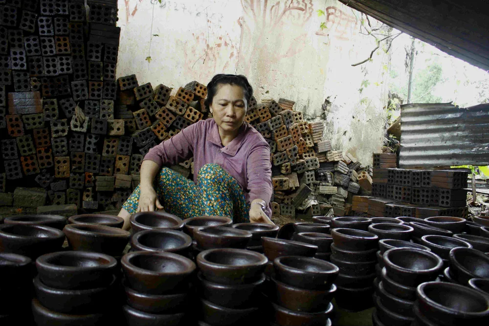 Ở làng gốm "chỉ còn một người” ảnh 1 Ở làng gốm "chỉ còn một người” ảnh 1