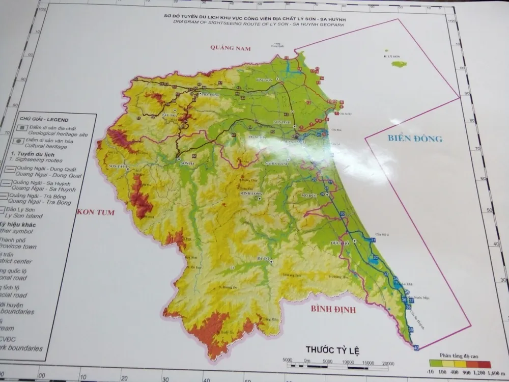 Mở rộng phạm vi công viên địa chất Lý Sơn - Sa Huỳnh đến 4.000km² ảnh 1 Mở rộng phạm vi công viên địa chất Lý Sơn - Sa Huỳnh đến 4.000km² ảnh 1