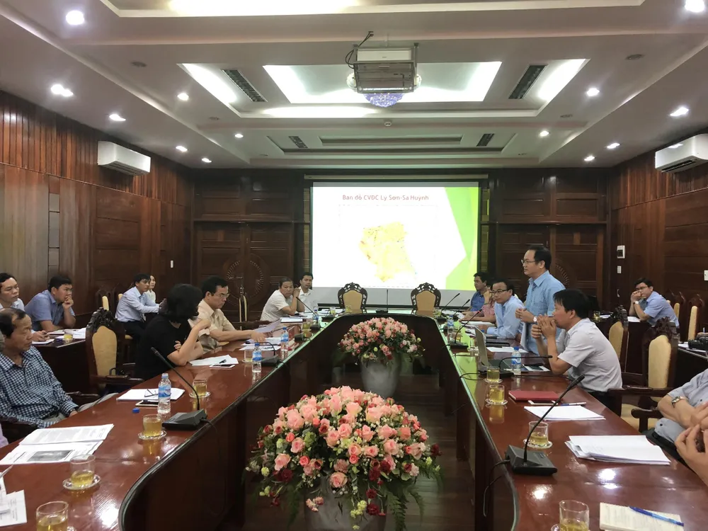 Khẩn trương hoàn thiện hồ sơ Công viên địa chất Lý Sơn-Sa Huỳnh ảnh 1 Khẩn trương hoàn thiện hồ sơ Công viên địa chất Lý Sơn-Sa Huỳnh ảnh 1
