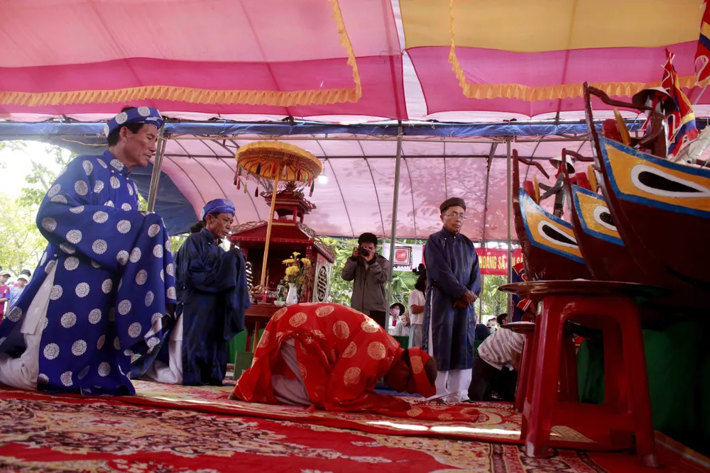 Lễ khao lề thế lính Hoàng Sa trên đảo Lý Sơn  ảnh 2