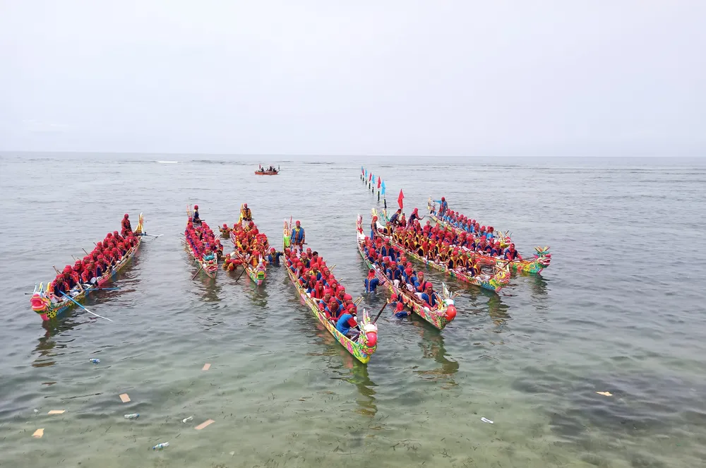Lễ hội đua thuyền tứ linh Lý Sơn được công nhận là di sản văn hóa phi vật thể quốc gia ảnh 5