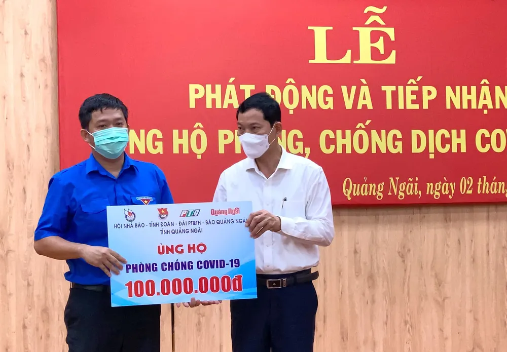 Quảng Ngãi: Hơn 31,8 tỷ đồng ủng hộ phòng, chống dịch Covid-19 ảnh 1 Quảng Ngãi: Hơn 31,8 tỷ đồng ủng hộ phòng, chống dịch Covid-19 ảnh 1