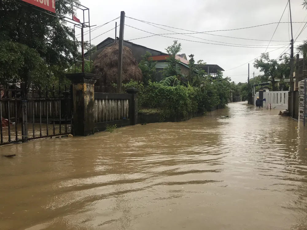 Lũ trên các sông ở Quảng Ngãi lên nhanh, sắp trên mức báo động 3 ảnh 4