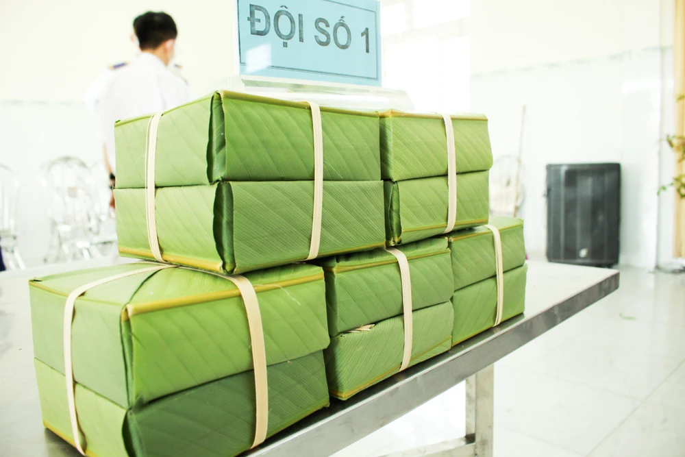 Chiến sĩ Cảnh sát biển gói bánh chưng đón Tết Nguyên đán Nhâm Dần ảnh 14 Chiến sĩ Cảnh sát biển gói bánh chưng đón Tết Nguyên đán Nhâm Dần ảnh 14