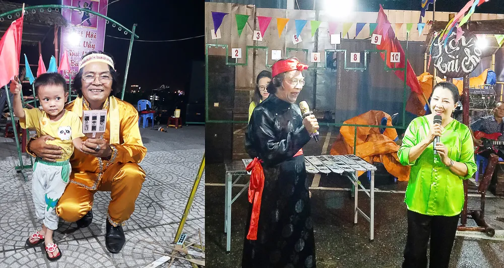 Nghệ nhân nhân dân Trịnh Công Sơn thường chia sẻ rằng, nơi các nghệ nhân bài chòi trình diễn là các "sân khấu đất", dù không có ánh đèn sân khấu, lấy đất làm sân, nhưng nói lên cái hồn bài chòi, gần gũi, chân quê với người dân. Ảnh: NVCC Nghệ nhân nhân dân Trịnh Công Sơn thường chia sẻ rằng, nơi các nghệ nhân bài chòi trình diễn là các "sân khấu đất", dù không có ánh đèn sân khấu, lấy đất làm sân, nhưng nói lên cái hồn bài chòi, gần gũi, chân quê với người dân. Ảnh: NVCC