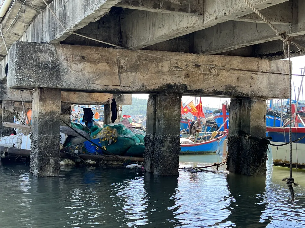 Cầu Thạnh Đức bị ăn mòn