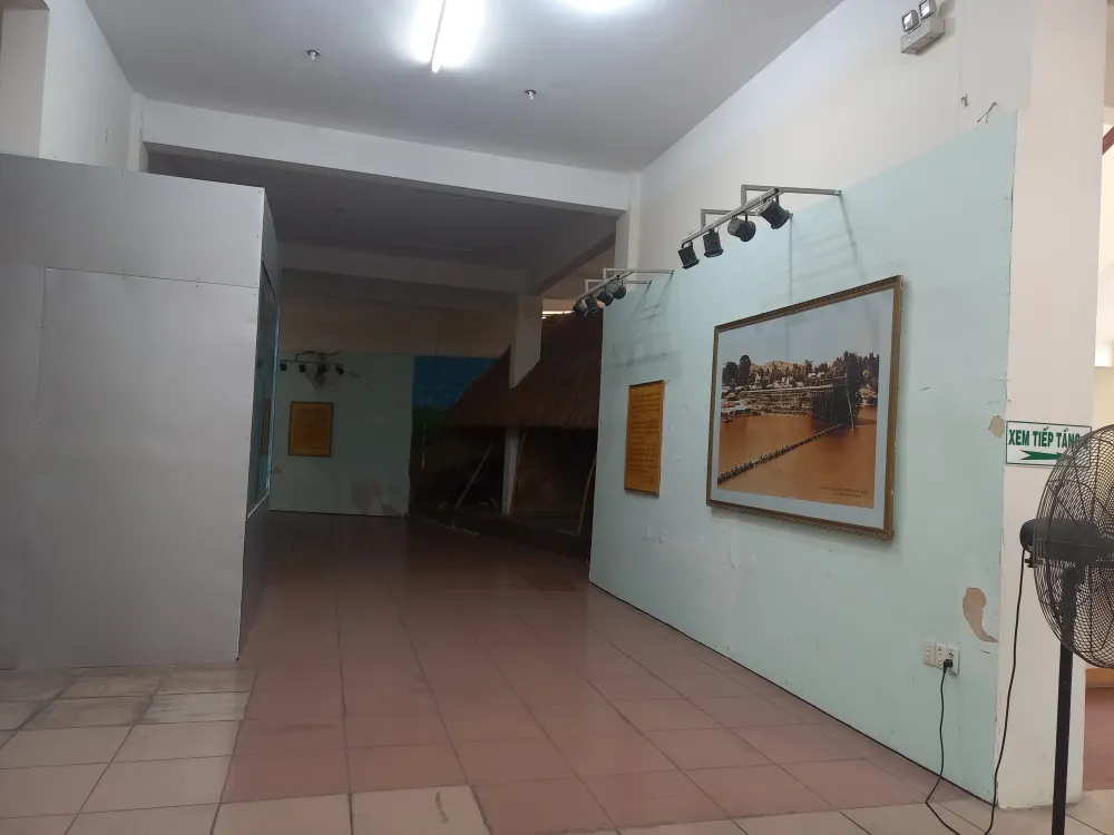Nhiều phòng trưng bày chưa được đầu tư. Ảnh: NGUYỄN TRANG