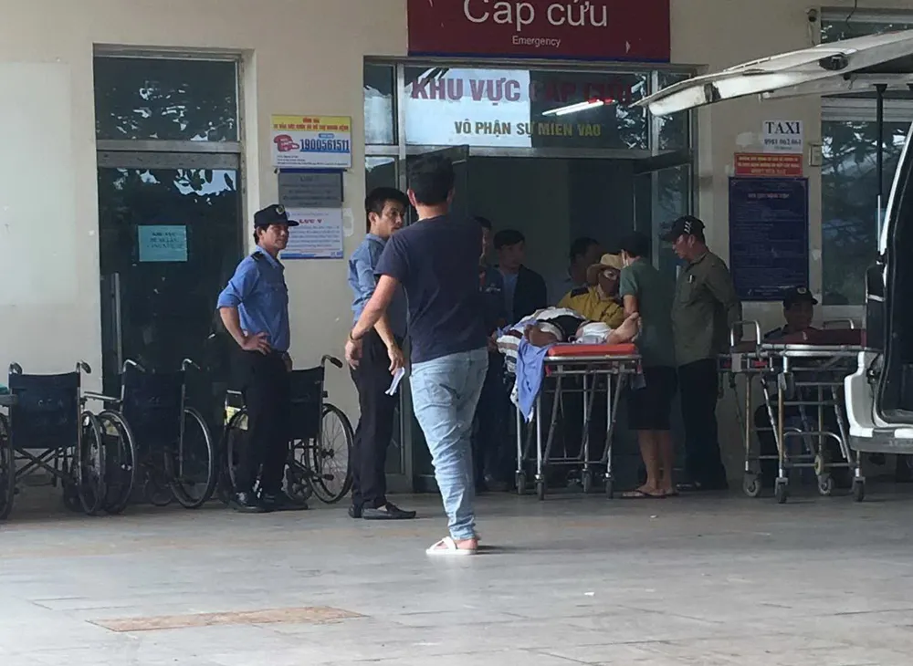 Người bị thương đã được cấp cứu bệnh viện