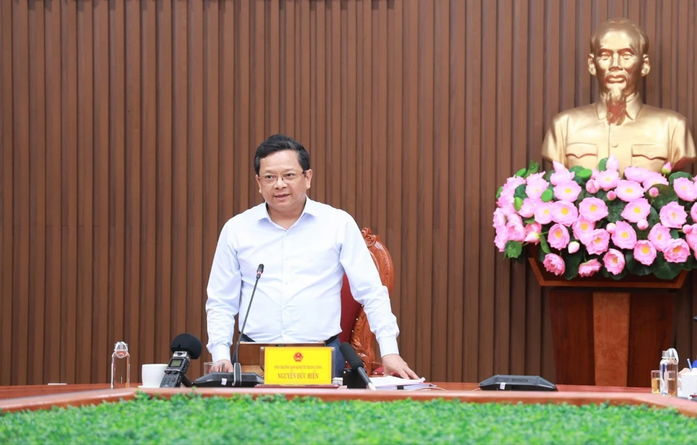 Phó Trưởng ban Kinh tế Trung ương Nguyễn Đức Hiển phát biểu hiển