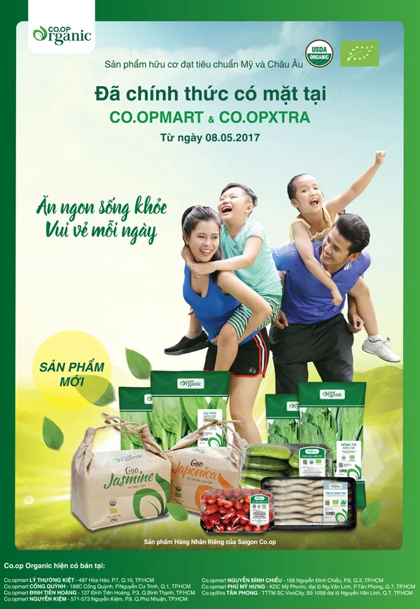 7 siêu thị lớn bán thực phẩm Co.op Organic chuẩn quốc tế ảnh 2