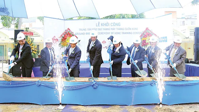 Khởi công xây dựng trung tâm đào tạo thang máy và thang cuốn đầu tiên ở Việt Nam ảnh 1