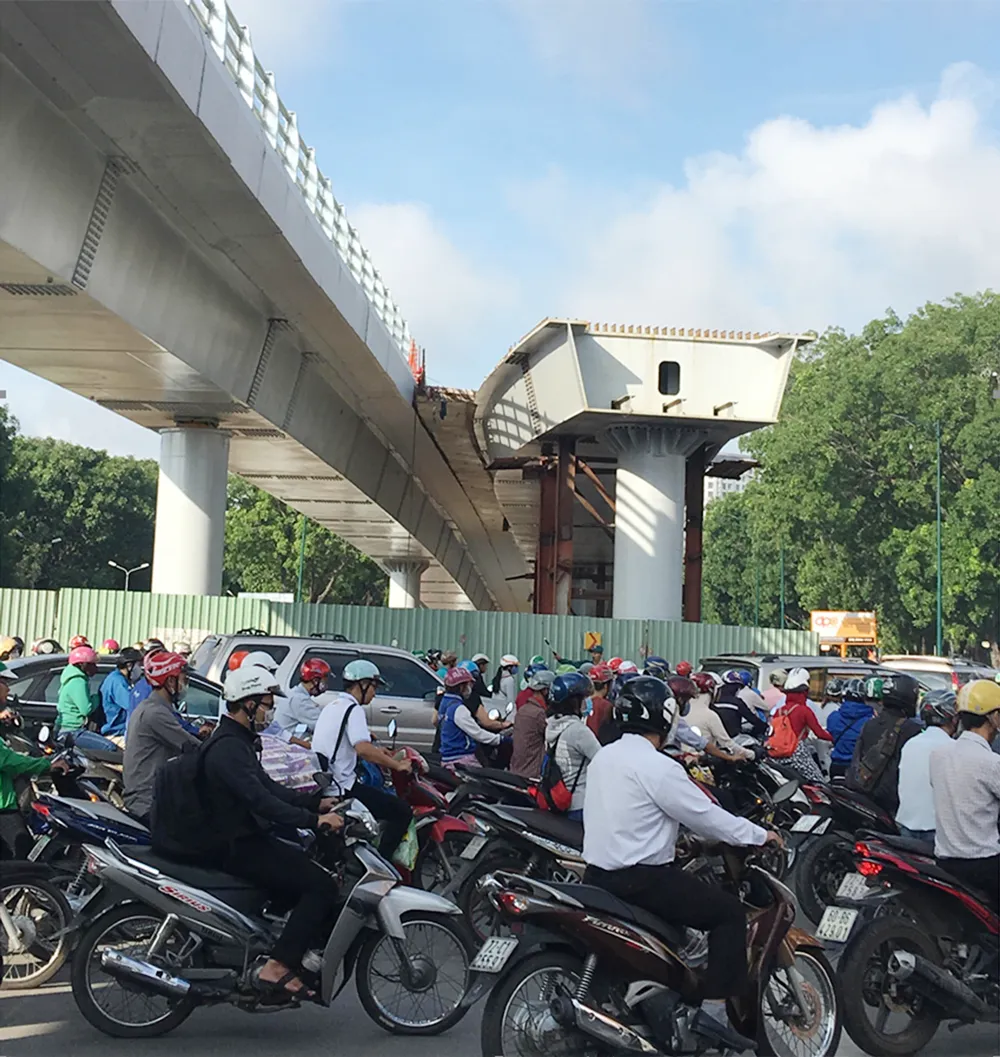 Có làm ảnh hưởng tiến độ công trình cầu vượt? ảnh 1 Có làm ảnh hưởng tiến độ công trình cầu vượt? ảnh 1