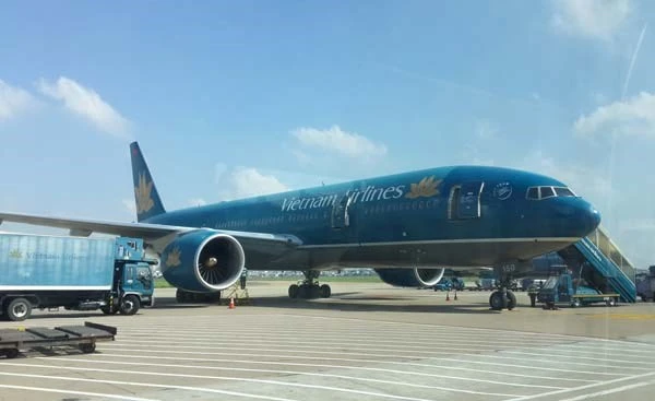 Vietnam Airlines điều chỉnh kế hoạch khai thác do ảnh hưởng bão Hato. Ảnh: MỸ HẠNH