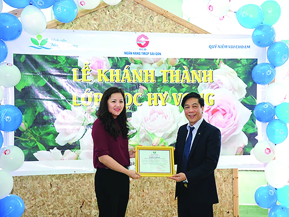 SCB chung tay xây dựng lớp học Hy Vọng ảnh 2 SCB chung tay xây dựng lớp học Hy Vọng ảnh 2