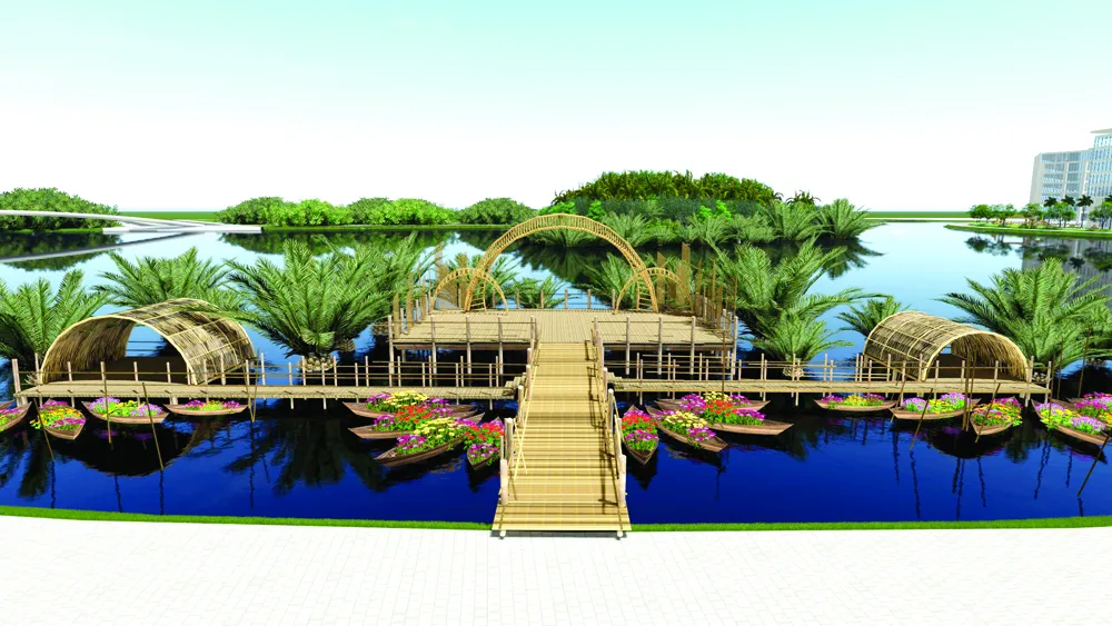 Hội hoa Xuân Phú Mỹ Hưng 2018: Về với Nhà Bè xưa ảnh 3