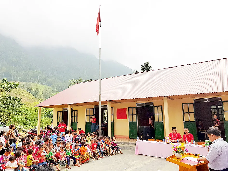 Khánh thành điểm trường Ba Khuy ở Yên Bái ảnh 1 Khánh thành điểm trường Ba Khuy ở Yên Bái ảnh 1