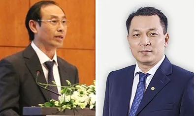 Thứ trưởng Bộ Giao thông vận tải Lê Đình Thọ và Thứ trưởng Bộ Công Thương Đặng Hoàng An