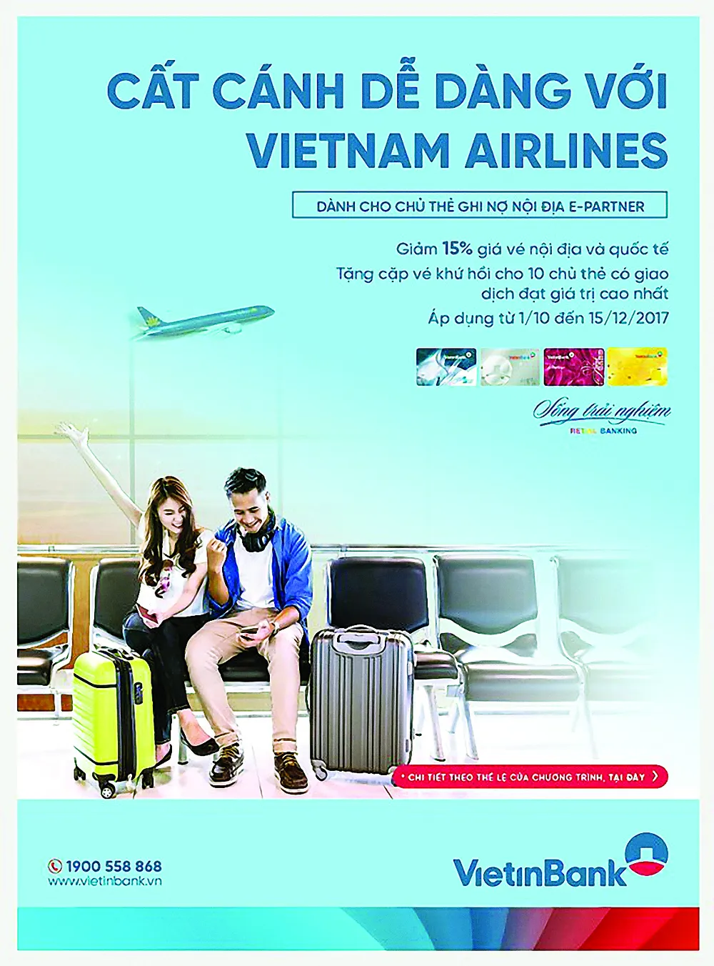 Cất cánh dễ dàng cùng thẻ E-Partner VietinBank ảnh 1 Cất cánh dễ dàng cùng thẻ E-Partner VietinBank ảnh 1
