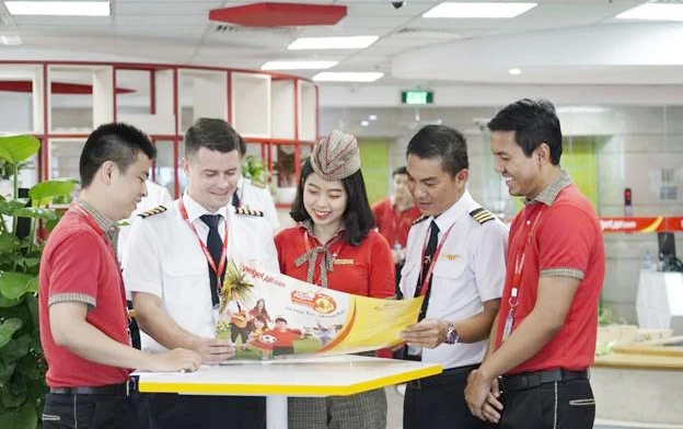 Hành khách hào hứng với lịch thi đấu World Cup 2018 của Vietjet