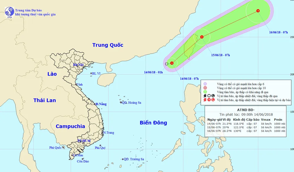 Áp thấp nhiệt đới di chuyển nhanh, các tỉnh từ Quảng Ninh đến Quảng Trị chủ động ứng phó ảnh 1 Áp thấp nhiệt đới di chuyển nhanh, các tỉnh từ Quảng Ninh đến Quảng Trị chủ động ứng phó ảnh 1