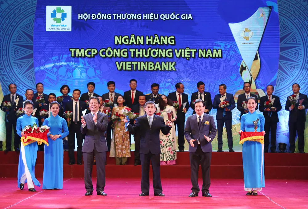 VietinBank lần thứ 5 liên tiếp đạt giải Thương hiệu Quốc gia ảnh 1 VietinBank lần thứ 5 liên tiếp đạt giải Thương hiệu Quốc gia ảnh 1