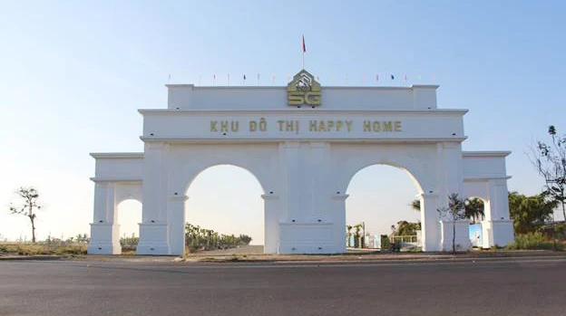 Mặt tiền khu đô thị Happy Home