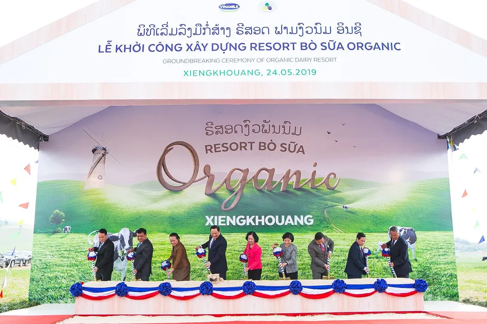 Vinamilk khởi công xây dựng tổ hợp “resort” bò sữa organic tại Lào ảnh 1 Vinamilk khởi công xây dựng tổ hợp “resort” bò sữa organic tại Lào ảnh 1