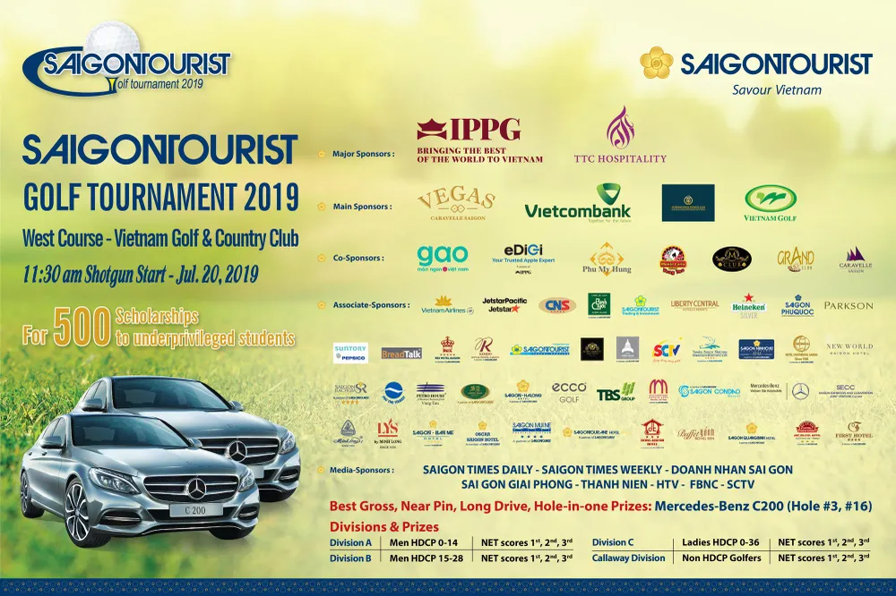 Giải Golf Saigontourist 2019 đóng góp 500 suất học bổng ảnh 1 Giải Golf Saigontourist 2019 đóng góp 500 suất học bổng ảnh 1