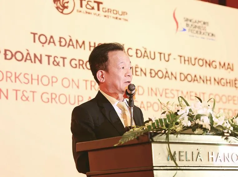Tập đoàn T&T Group và Liên đoàn Doanh nghiệp Singapore trao đổi hợp tác thương mại và đầu tư ảnh 1 Tập đoàn T&T Group và Liên đoàn Doanh nghiệp Singapore trao đổi hợp tác thương mại và đầu tư ảnh 1