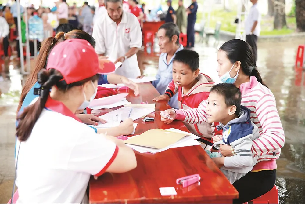 Công ty Vedan Việt Nam khám bệnh từ thiện và phát thuốc miễn phí tại tỉnh Đồng Nai ảnh 8