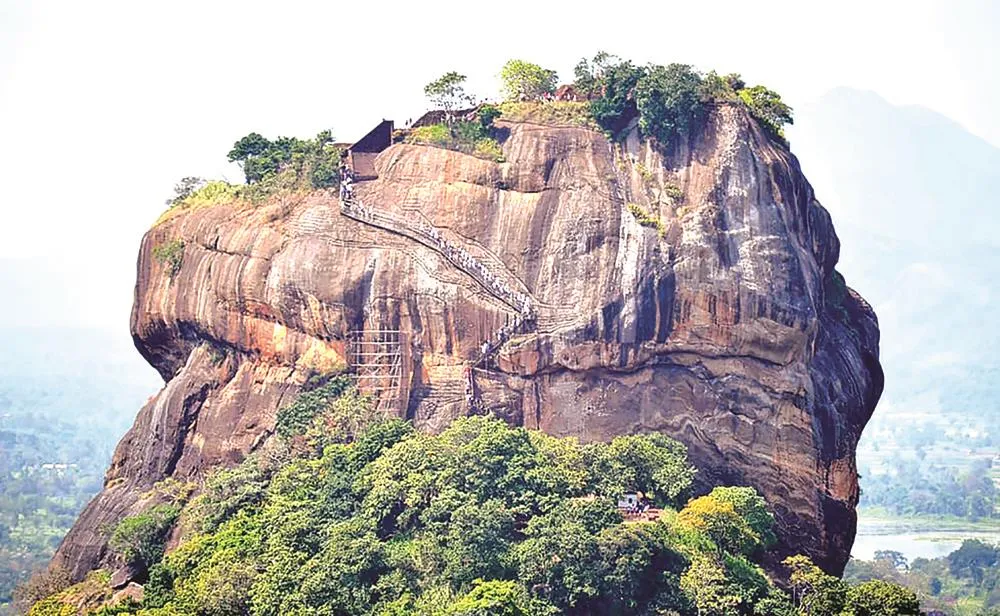 Đá sư tử Sigiriya ở Sri Lanka