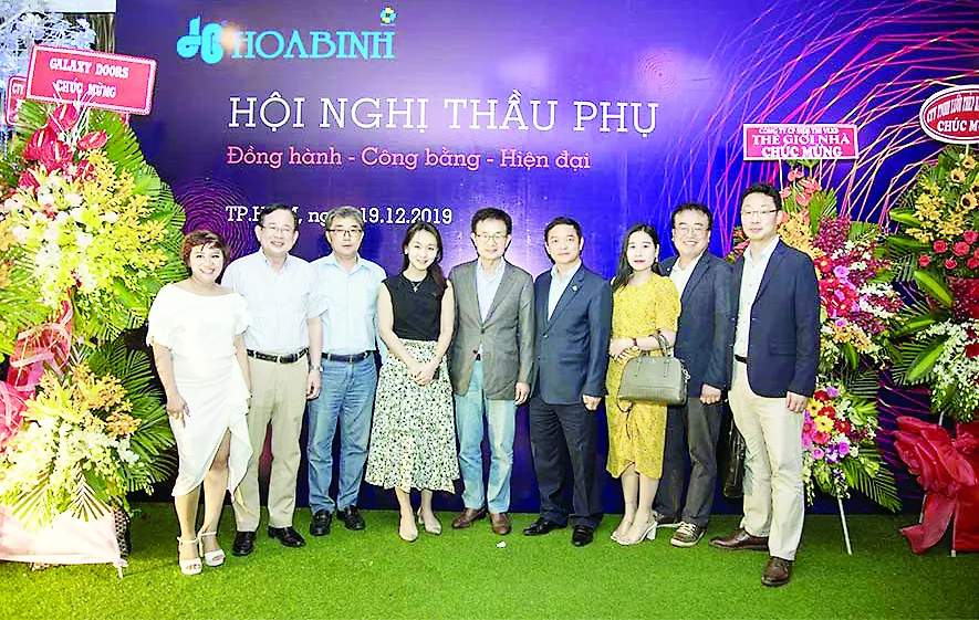 Hòa Bình tổ chức thành công Hội nghị Thầu phụ ảnh 1 Hòa Bình tổ chức thành công Hội nghị Thầu phụ ảnh 1