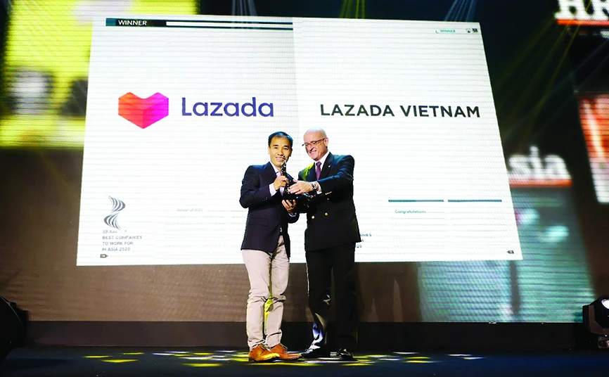 Lazada được vinh danh “Nơi làm việc tốt nhất châu Á năm 2020” ở Việt Nam