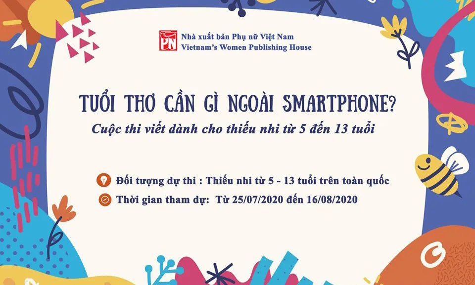 Phát động cuộc thi viết “Tuổi thơ em cần gì ngoài smartphone?”