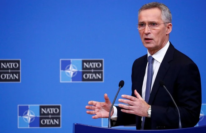 Tổng thư ký NATO Jens Stoltenberg. Ảnh: REUTERS