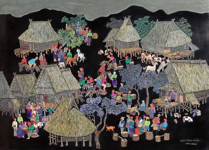 Triển lãm tranh của họa sĩ Ngô Thành Nhân tại Peony & Iris Art Gallery ảnh 2 Triển lãm tranh của họa sĩ Ngô Thành Nhân tại Peony & Iris Art Gallery ảnh 2