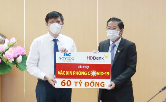 HDBank và Sovico Group ủng hộ 60 tỷ đồng cho chương trình vaccine phòng ngừa Covid-19