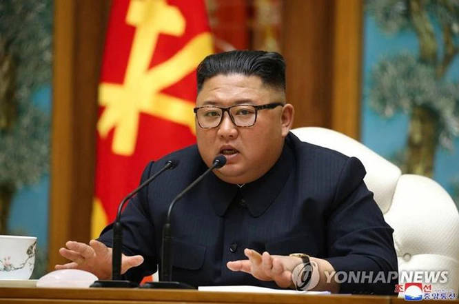 Nhà lãnh đạo Triều Tiên Kim Jong-un. Ảnh: YONHAP/KCNA